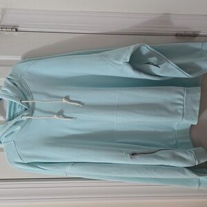 XERSION BRAND MEN'S BIG & TALL WARM AQUAMARINE BLUE PULLOVER HOODIE SIZE XXL